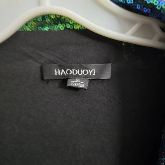 Haoduoyi Ombra Bluegreen Sequence Blazer/Jacket/Cardigan Type ***READ*** - Picture 4 of 4